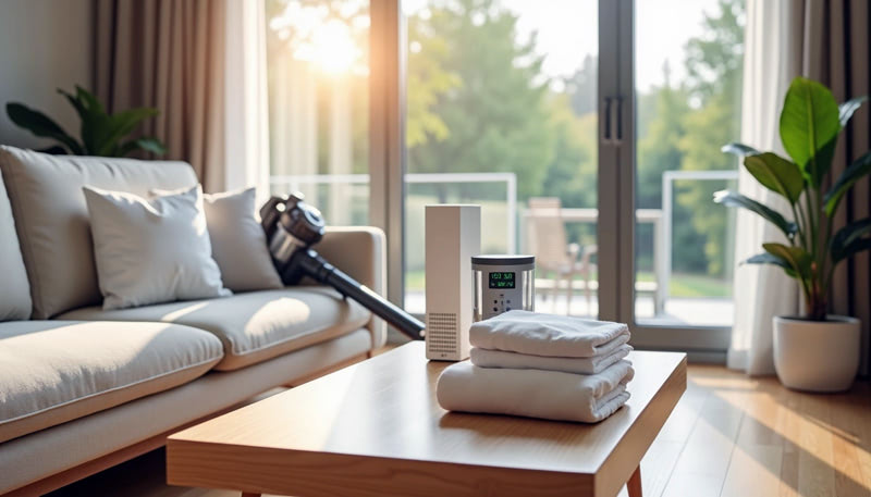 Ways To Reduce Home Allergens photo of living room in home.