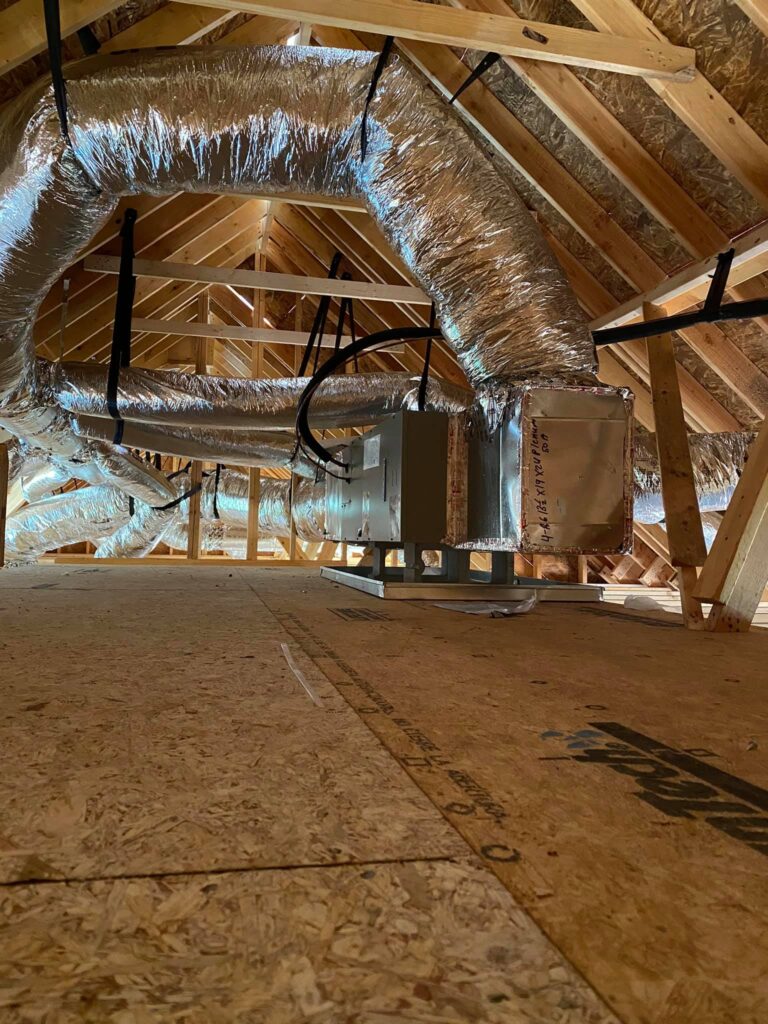 Attic Unit and Ventilation install