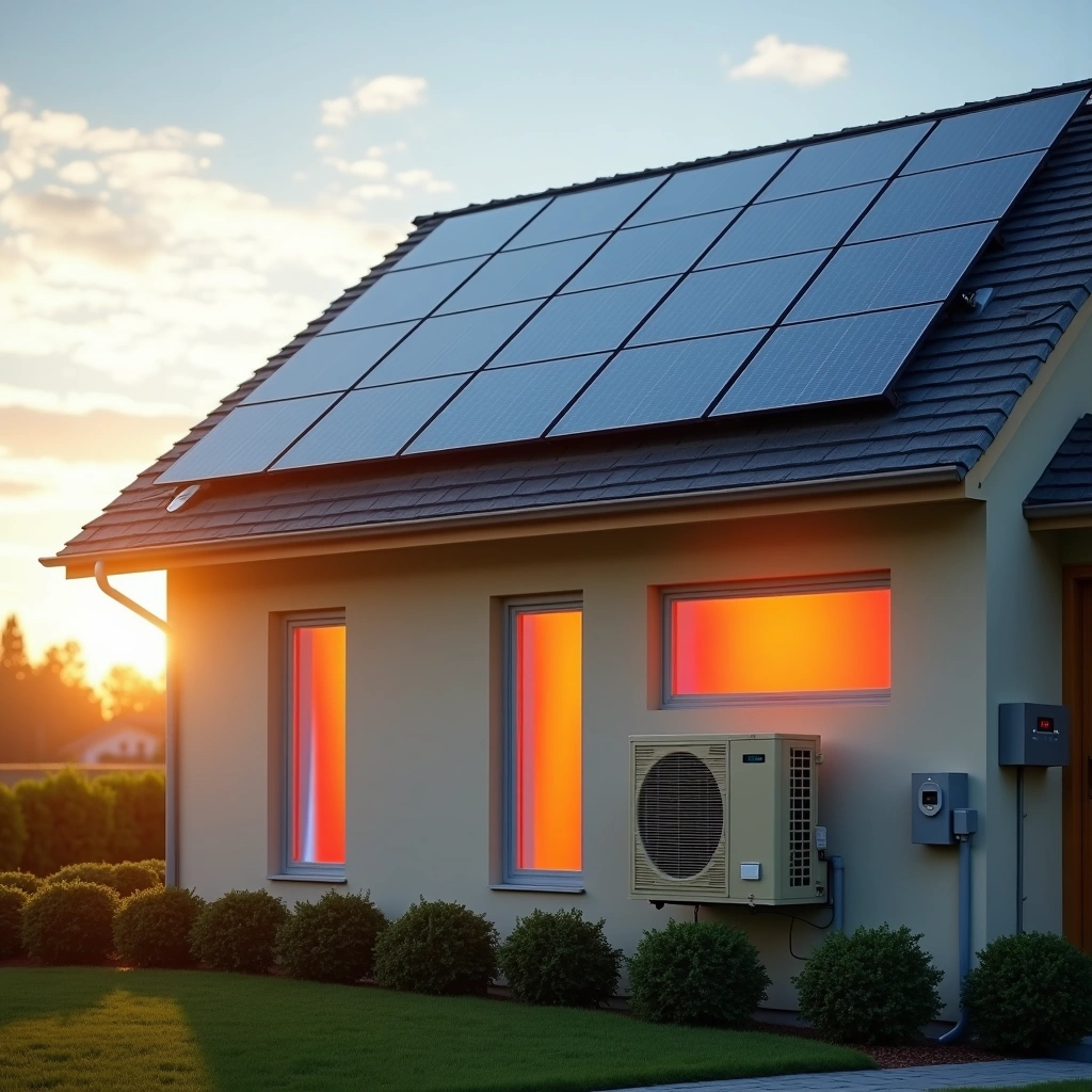 Solar Power Heating and Cooling image